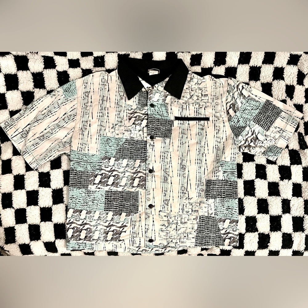 Cat People Retro Button Up Shirt